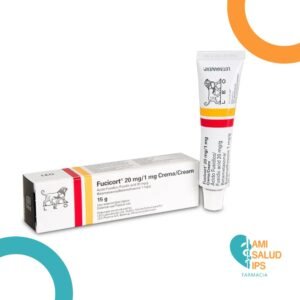 FUCICORT ACIDO FUSIDICO 20MG, BETAMETASONA 1MG CREMA TOPICA TUBO*15G LEO PHARMA