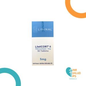 LIMICORT - 5 HIDROCORTISONA 5MG FCO*50 TABLETAS LIMINAL