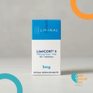 LIMICORT - 5 HIDROCORTISONA 5MG FCO*50 TABLETAS LIMINAL