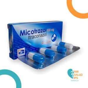 ITRACONAZOL 100MG CAPSULAS MICOTRAZOL BIOQUIFAR