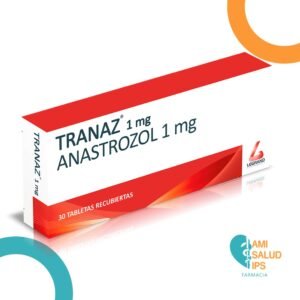 ANASTROZOL 1MG TABLETA RECUBIERTA TRANAZ CAJA X 30 TABLETAS LEGRAND