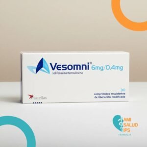 VESOMNI SOLIFENACINA SUCCINATO 6MG, TAMSULOSINA 0.4MG C*30 COMPRIMIDOS RECUBIERTOS DE LIBERACION PROLONGADA ASTELLAS