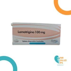 LAMOTRIGINA 100MG BLISTERS * 30 TABLETAS DISPERSABLES/MASTICABLES HUMAX