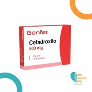 CEFADROXILO 500MG C*10 CAPSULAS DURAS GENFAR
