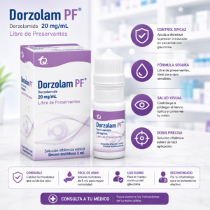 DORZOLAM PF DORZOLAMIDA 2% SOLUCION OFTALMICA FRASCO*5ML TQ
