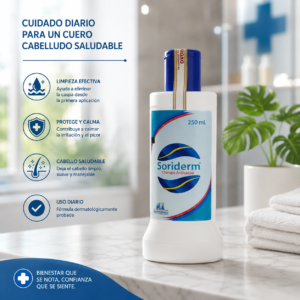 SORIDERM CHAMPU ALANTOINA 0.2G, ALQUITRAN DE HULLA 5G CHAMPU FRASCO * 250ML ANGLOPHARMA