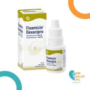 FIXAMICIN DEXACIPRO CIPROFLOXACINO 3MG, DEXAMETASONA 1MG SUSPENSION OTICA FRASCO*7.5ML TQ