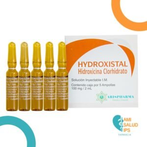 HYDROXISTAL HIDROXICINA 100MG/2ML SOLUCION INYECTABLE I.M C*5 AMPOLLAS * 2ML ARIS PHARMA
