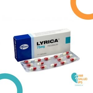 LYRICA 75MG PREGABALINA 75 MG C*14 CAPSULAS PFIZER