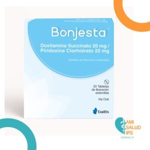 BONJESTA XR DOXILAMINA 20MG, PIRIDOXINA 20MG C*20 TABLETAS DE LIBERACION EXTENDIDA EXELTIS