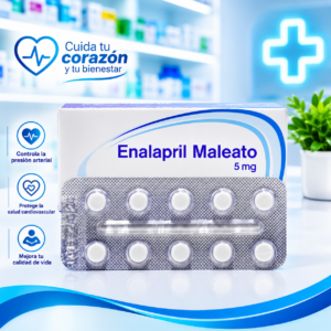 ENALAPRIL 5MG C*50 TABLETAS COASPHARMA
