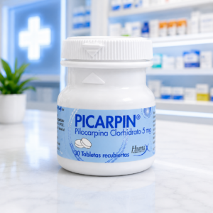PICARPIN PILOCARPINA 5MG FRASCO*20 TABLETAS HUMAX