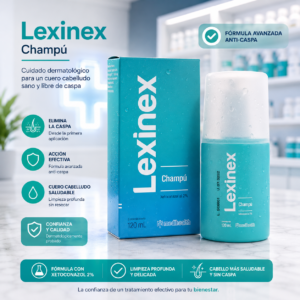 LEXINEX ALQUITRAN HULLA 4% CHAMPU FRASCO*120ML MEDIHEALTH