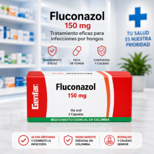 FLUCONAZOL 150MG C*2 CAPSULAS GENFAR