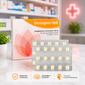 GESTAGENO 100 PROGESTERONA MICRONIZADA 100MG C*30 CAPSULAS DE GELATINA BLANDA EXELTIS