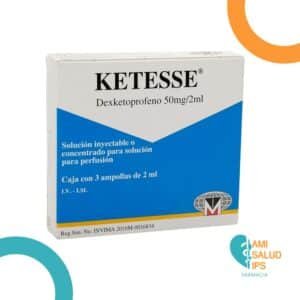 KETESSE DEXKETOPROFENO 50MG/2ML SOLUCION INYECTABLE AMPOLLA A. MENARINI