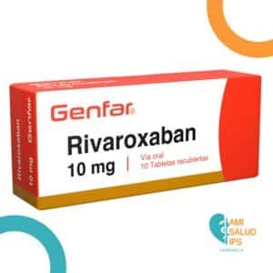 RIVAROXABAN 10MG C*10 TABLETAS GENFAR