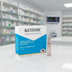 KETESSE DEXKETOPROFENO 50MG/2ML SOLUCION INYECTABLE C*3 AMPOLLAS A. MENARINI