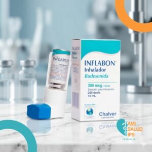 INFLABON BUDESONIDA 200MCG SOLUCION INHALACION BUCAL FRASCO*200 DOSIS CHALVER