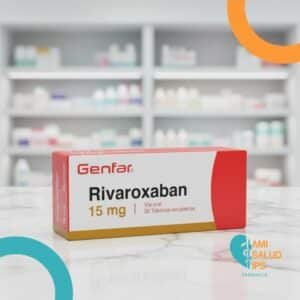 RIVAROXABAN 15MG C*30 TABLETAS RECUBIERTAS GENFAR