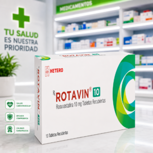 ROTAVIN ROSUVASTATINA 10MG C*30 TABLETAS RECUBIERTAS HETERO