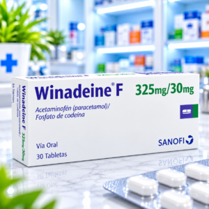 WINADEINE F ACETAMINOFEN 325 MG, CODEINA 30MG BISTERS*30 TABLETAS SANOFI