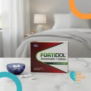 FORTIDOL ACETAMINOFEN 500MG / CAFEINA 65MG C*100 TABLETAS QUIBI