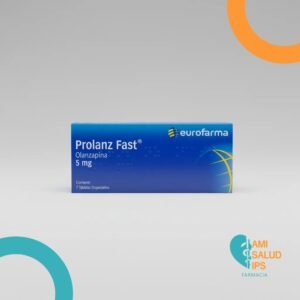 PROLANZ FAST OLANZAPINA 5MG C*7 TABLETAS DISPERSABLES EUROFARMA
