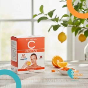 Vitamina C 500mg 60 Cápsulas Procaps Naranja