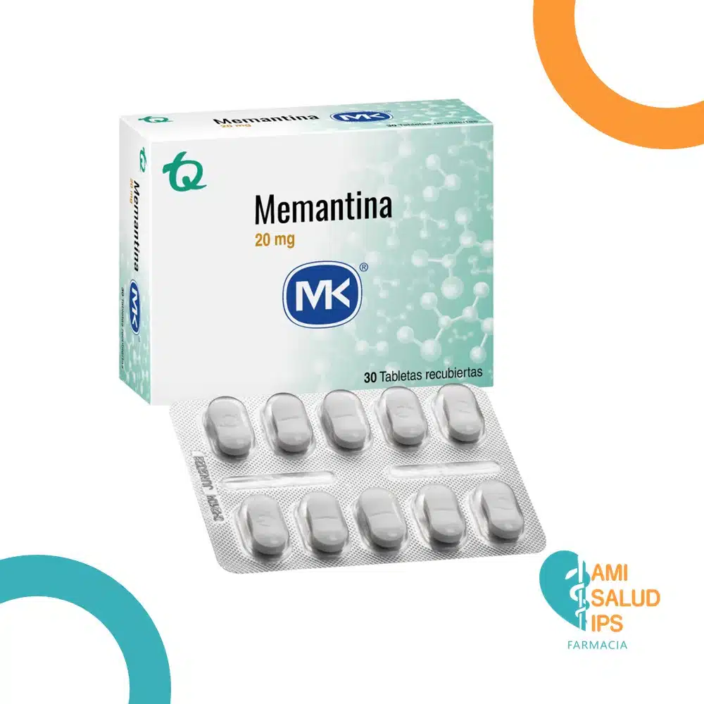 MODUALZ MEMANTINA HCI 20MG BLISTERS*30 TABLETAS RECUBIERTAS TQ