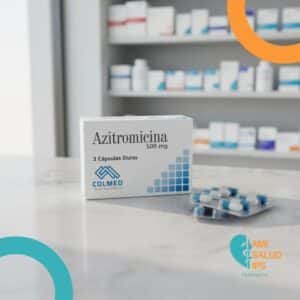 AZITROMICINA 500MG C*3 CAPSULAS DURAS - COLMED