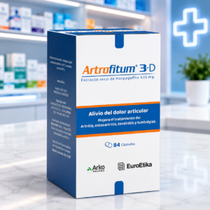ARTROFITUM 3-D HARPAGOFITO 435MG, HARPAGOSIDOS 4.6MG FRASCO*84 CAPSULAS EUROETIKA