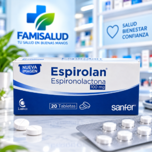 ESPIROLAN ESPIRONOLACTONA 100MG C*20 TABLETAS SANFER