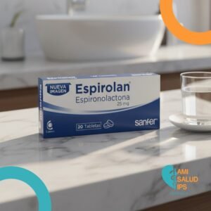 ESPIROLAN ESPIRONOLACTONA 100MG C*20 TABLETAS SANFER