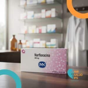NORFLOXACINA 400MG C*14 TABLETAS RECUBIERTAS MK