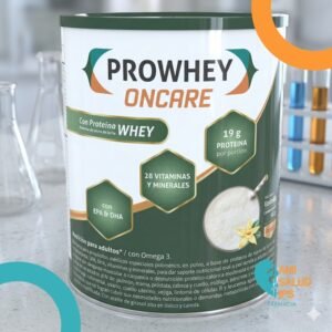 PROWHEY ONCARE ALIMENTO ESPECIAL POLIMERICO A BASE DE PROTEINA DE SUERO LACTEO MALTODEXTRINA EPA DHA VITAMINAS Y MINERALES POLVO PARA RECONSTITUIR A SOL ORAL LATA*400G VAINILLA - BOYDORR