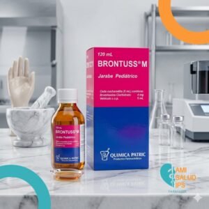 BRONTUSS M PEDIATRICO BROMHEXINA 4MG/5ML JARABE FRASCO*120ML