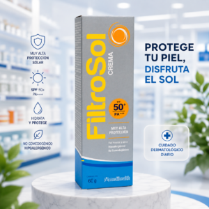FILTROSOL SPF 50+ PROTECTOR SOLAR CREMA TOPICA TUBO*60G - MEDIHEALTH
