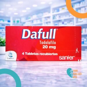 DAFULL TADALAFILO 20MG C*4 TABLETAS RECUBIERTAS - LABINCO