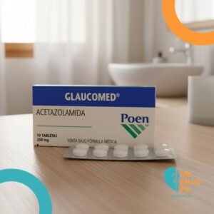 GLAUCOMED ACETAZOLAMIDA 250MG C*10 TABLETAS POEN