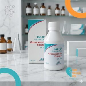 ION-K GLUCONATO DE POTASIO 31.2% SOLUCION ORAL FRASCO*180ML  ANGLOPHARMA