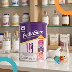 PEDIASURE PEPTIGRO - ALIMENTO ESPECIAL POLIMERICO A BASE DE MALTODEXTRINA LIPIDOS Y PROTEINA DE SOYA POLVO PARA RECONSTITUIR A SOLUCION ORAL LATA*850G VAINILLA - ABBOTT