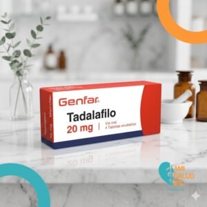 TADALAFILO 20MG C*4 TABLETAS RECUBIERTAS GENFAR