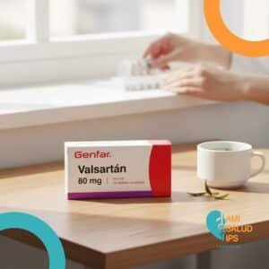 VALSARTAN 80MG CX14 TABLETAS RECUBIERTAS - GENFAR