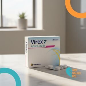VIREX Z ACICLOVIR 800MG C*35 TABLETAS - EUROFARMA