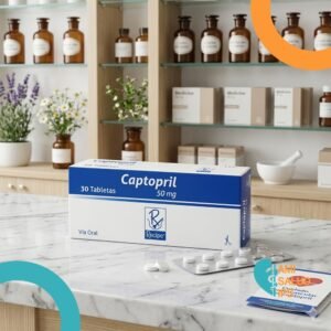 CAPTOPRIL 50MG BLISTERS * 30 TABLETAS - RECIPE