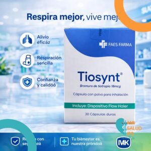 TIOSYNT BROMURO DE TIOTROPIO 18MCG C*30 CAPSULAS CON POLVO PARA INHALACION + DISPOSITIVO - FAES FARMA