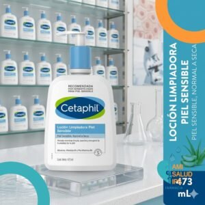 CETAPHIL LOCION LIMPIADORA PIEL SENSIBLE, NORMAL A SECA FRASCO*473ML - GALDERMA