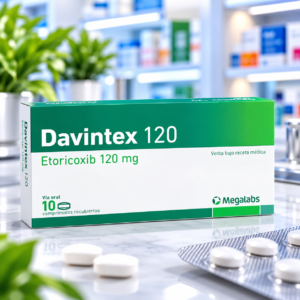 DAVINTEX ETORICOXIB 120MG C*10 COMPRIMIDOS RECUBIERTOS  - MEGALABS