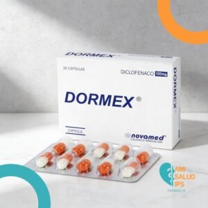 DORMEX DICLOFENACO 100MG C*20 CAPSULAS - NOVAMED